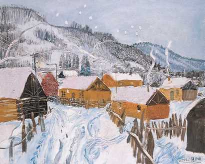赵开坤 2002年作 长白山雪
